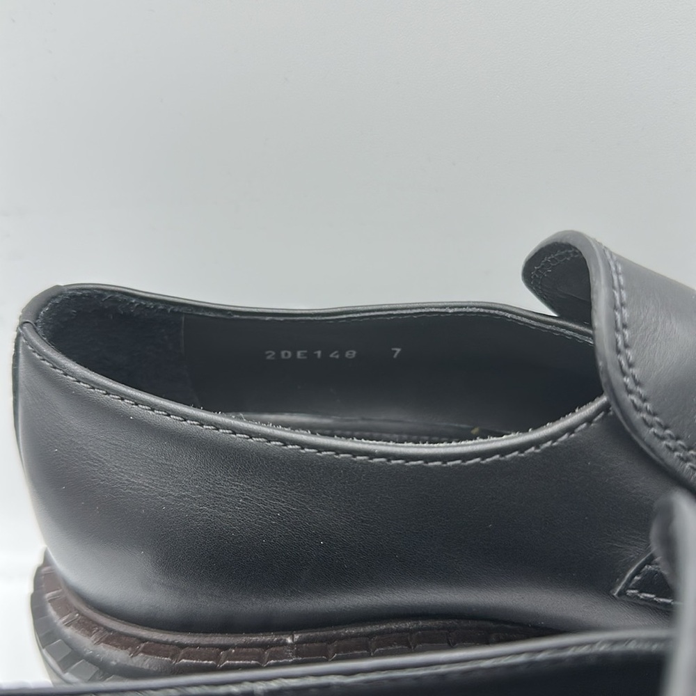 Prada Monolith Brushed Leather Loafers Black Men’s Size 7 UK / 8 US - Picture 6 of 13